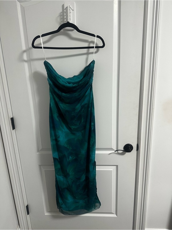 Dresses & Skirts - Teal Cowl Neck Slip Dress
